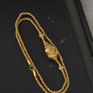 premium foaming lakshmi reversible mugappu chain 