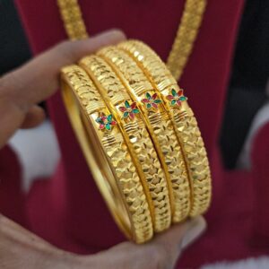 Premium foaming  Enamel bangle 1 pair 