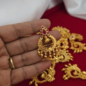 premium foaming Chanbali kemp jhumka 