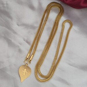 premium foaming 32 inch cross dollar chain 