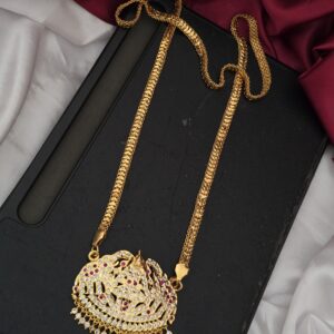 premium Impon 32 inch lakshmi dollar chain 