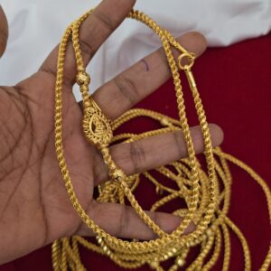 Premium foaming lakshmi mugappu chain 