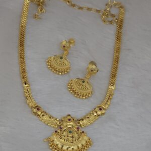 premium foaming AD STONE necklace with earings 