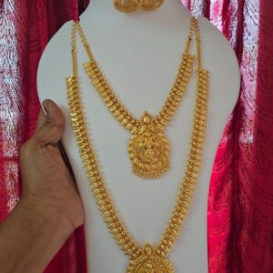 premium foaming lakshmi combo with earings