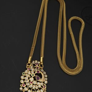 premium impon 30inch peacock dollar chain