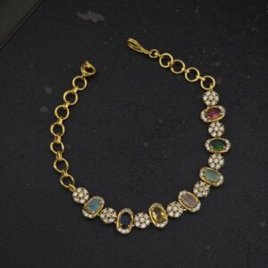 Premium foaming ad stone navarthana bracelet 