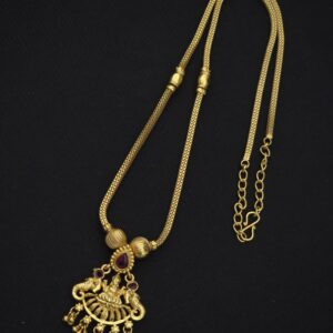 premium foaming 24 Inch ad stone lakshmi neckalce