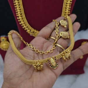 Premium matt thickline perumaal necklace