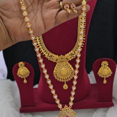 Premium foaming diwali offer 24 inch pearl necklace