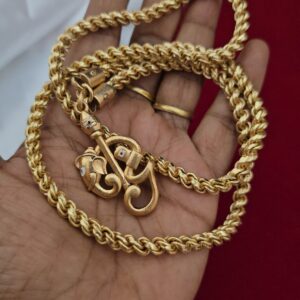 Premium impon 28 inch om dollar chain