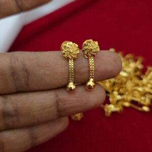 Premium foaming chain drops earings