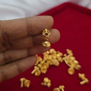 Premium foaming ad stone jhumka