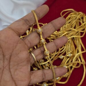 Premium foaming ad stone 3 ball mugappu chain