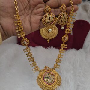  Premium matt one day offer necklace with earing