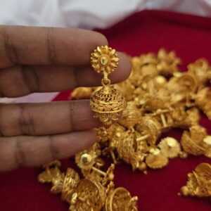 premium foaming step jhumka 