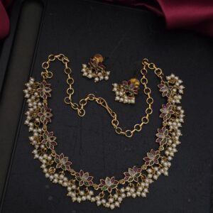 Premium Quality matt kuttabusal with earings 