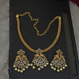  Premium matt peacock thickline necklace 