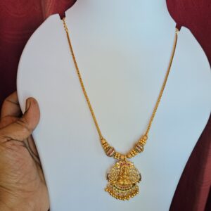 Premium  foaming ad stone lakshmi necklace 