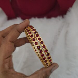 Premium impon ruby bangle 