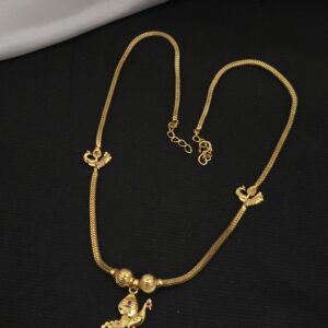 premium foaming peacock vel necklace