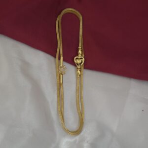 Premium foaming heart mugappu chain