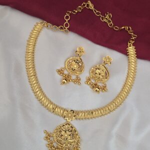 Premium foaming  necklace with earings