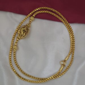 Premium foaming peacock mugappu chain 