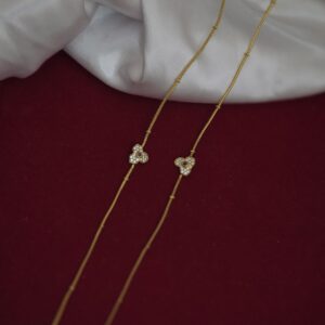 Premium matt stone anklets