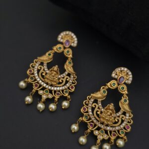 Premium matt nakshi earing