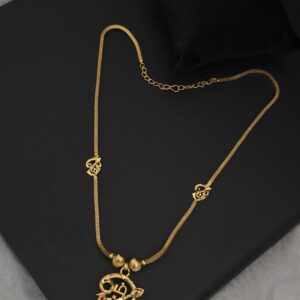 premium foaming om necklace 