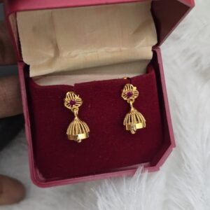 Premium foaming ad stone jhumka 