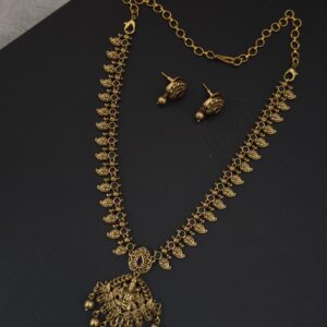 premium matt nagas necklace with earings
