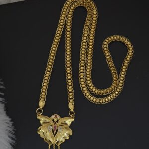  premium foaming 32 inch AD stone butterfly dollar chain