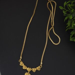 Premium foaming 28 inch heart dollar chain 