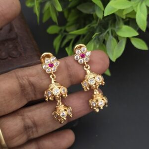 premium impon step jhumka 