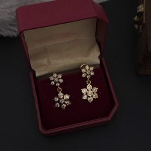 premium impon diamond replica drops earings