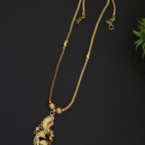 premium foaming 24 inch ad stone peacock necklace 
