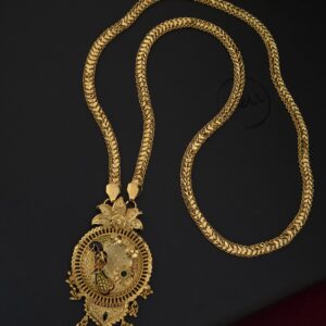 premium foaming 32 inch  enamel peacock dollar chain 