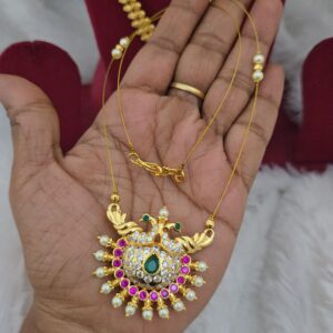 Premium matt pearl invisible necklace