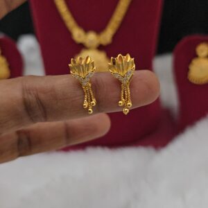 Premium foaming Ad stone drops earings 