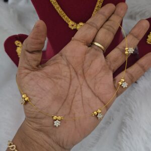 Premium matt Invisible star necklace 