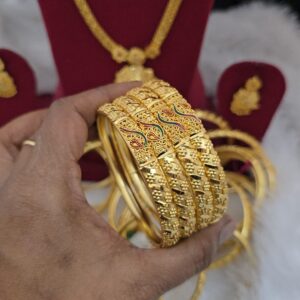   Premium foaming enamel bangle 1 pair