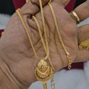 Premium foaming ad stone short necklace 