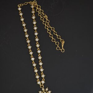 Premium matt diamond replica necklace