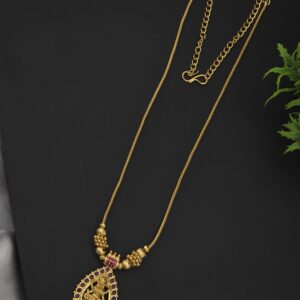 Premium foaming ad stone lakshmi necklace 