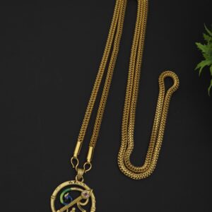 Premium foaming 32 inch enamel om dollar chain dollar chain