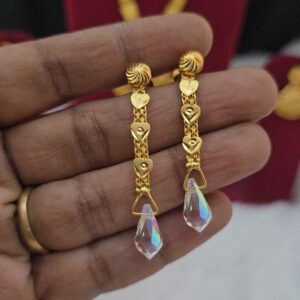 premium foaming titanium earings 