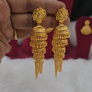 premium foaming step jhumka 