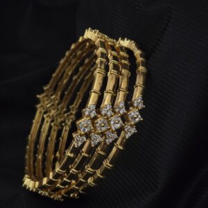 Premium foaming ad stone bangle 1 pair