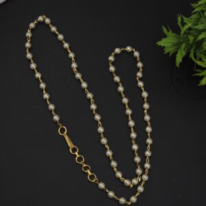 premium foaming 24 inch pearl chain  